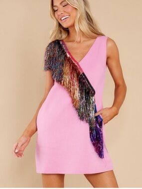 queen of sparkles christmas dress Queen Of Sparkles Full Christmas Sequin Blazer Dress XS